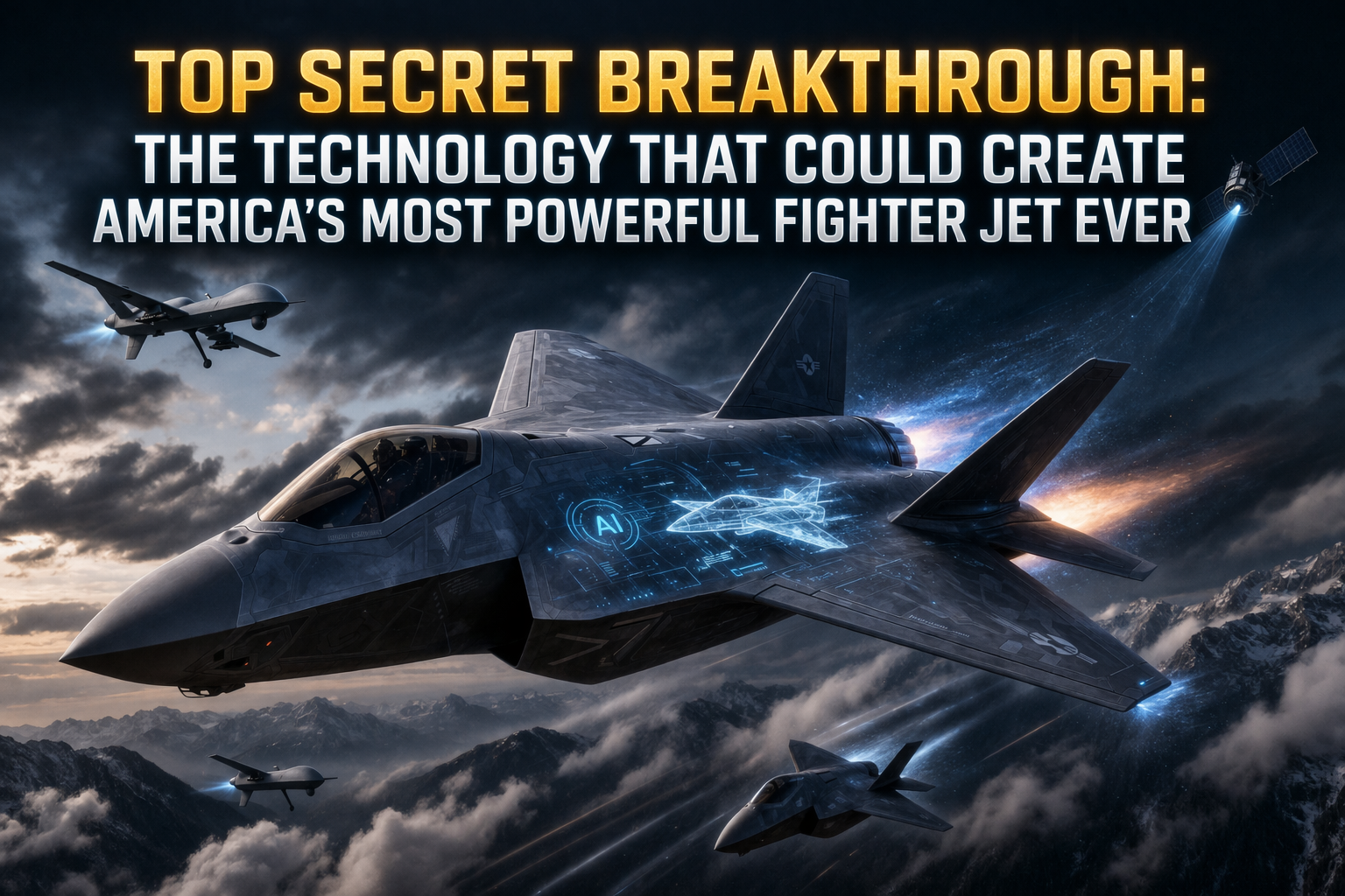 America’s Most Powerful Fighter Jet Ever