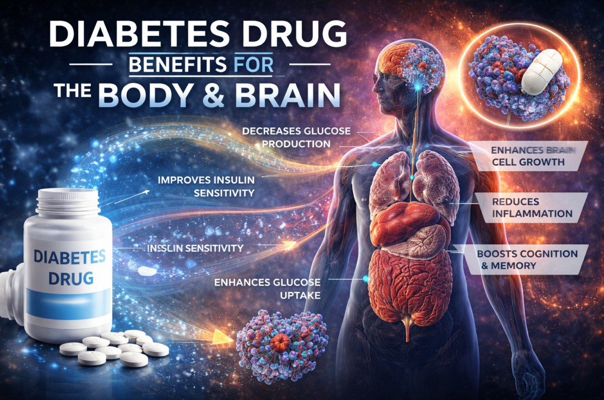 Diabetes Drug Revealed to Unexpectedly Boost Brain Health