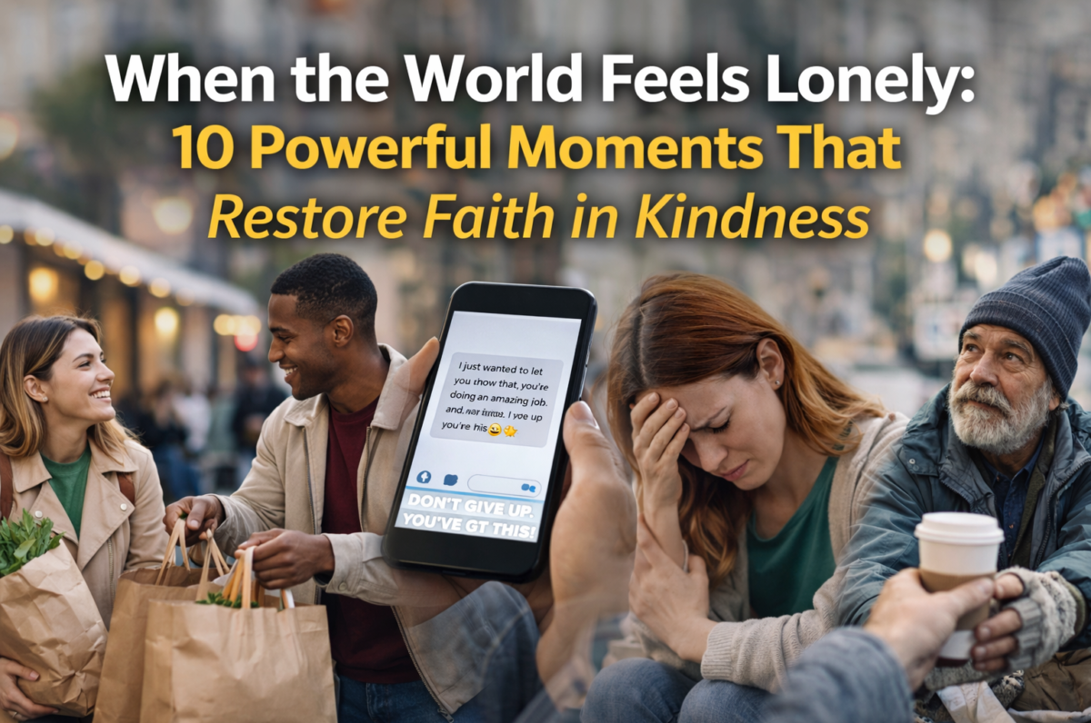 Powerful Moments That Restore Faith in Kindness