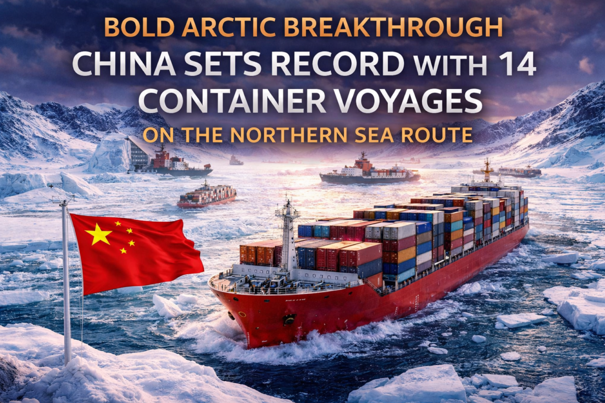 China Sets Record with 14 Container Voyages