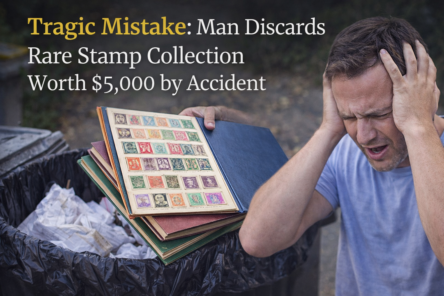 Man Accidentally Throws Away Rare Stamp